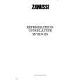ZANUSSI ZF22/9RD Owners Manual