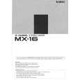 KAWAI MX16 Owners Manual