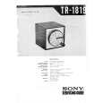 SONY TR-1819 Service Manual