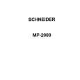 SCHNEIDER MP2000 Service Manual