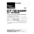 PIONEER CT-W402R Instrukcja Serwisowa