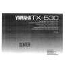 YAMAHA TX-530 Owners Manual