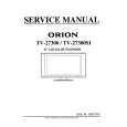 ORION TV-27300SI Service Manual