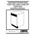ZANUSSI DS16TCR Owners Manual