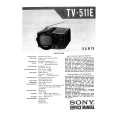 SONY TV-511E Instrukcja Serwisowa