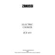 ZANUSSI ZCE631X Owners Manual