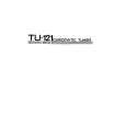 BOSS TU-121 Owners Manual