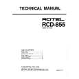 ROTEL RCD855 Service Manual