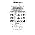 PIONEER PDK-4004 Manual de Usuario