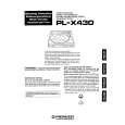 PIONEER PL-X430 Owners Manual