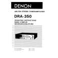 DENON DRA-350 Owners Manual
