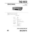 SONY TADM30 Service Manual