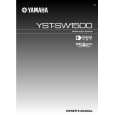 YAMAHA YST-SW1500 Owners Manual