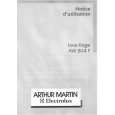 ARTHUR MARTIN ELECTROLUX AW814F Owners Manual