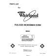 WHIRLPOOL MW8700XS2 Katalog Części