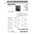 SONY HCDRG20 Service Manual