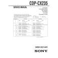 SONY CDPCX235 Instrukcja Serwisowa