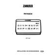 ZANUSSI ZFC145 Owners Manual