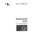 NAKAMICHI 630 Service Manual