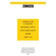 ZANUSSI ZDG323X Owners Manual