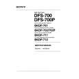 SONY DFS-700 VOLUME 1 Instrukcja Serwisowa