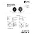SONY XS33 Manual de Servicio