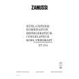 ZANUSSI ZT214 Owners Manual