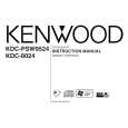 KENWOOD KDC-PSW9524 Manual de Usuario