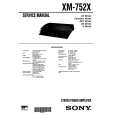SONY XM752X Manual de Servicio