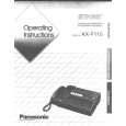 PANASONIC KXF115 Owners Manual