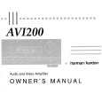 HARMAN KARDON AVI200 Owners Manual
