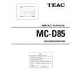 TEAC MC-D85 Service Manual