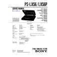 SONY PS-LX56 Instrukcja Serwisowa