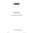 ZANUSSI ZT 164 R4 Owners Manual