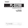TEAC PL-D2200 Instrukcja Obsługi