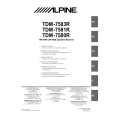 ALPINE TDM7581R Owners Manual