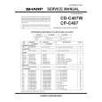SHARP CD-C407W Service Manual