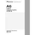 PIONEER A-A6-S/WLPWXCN Owners Manual