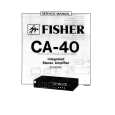 FISHER CA40 Service Manual