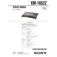 SONY XM1652Z Manual de Servicio