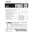 TEAC VRDS20 Manual de Usuario