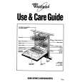 WHIRLPOOL DU8500XX4 Owners Manual