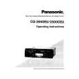 PANASONIC CQ2500CEU Owners Manual