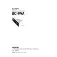 SONY BC1WA Service Manual
