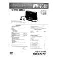 SONY WM701C Service Manual
