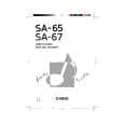 CASIO SA-65 User Guide