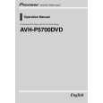 PIONEER AVH-P5700DVD Owners Manual