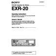 SONY EXR-20 Owners Manual