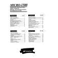 SANSUI MICRO-1500 Owners Manual