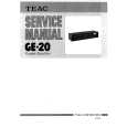 TEAC GE-20 Service Manual